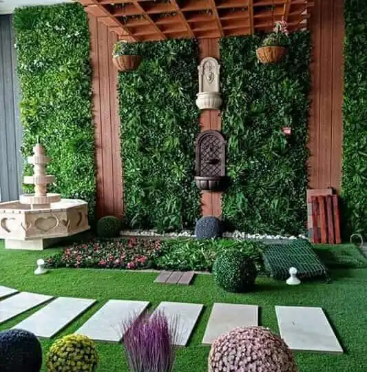 تركيب العشب الجداري